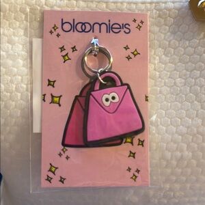 Bloomingdale's Pink Bag Keychain